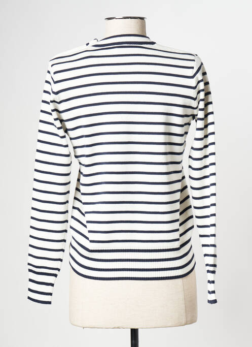 Sweat-shirt blanc PETIT BATEAU pour femme