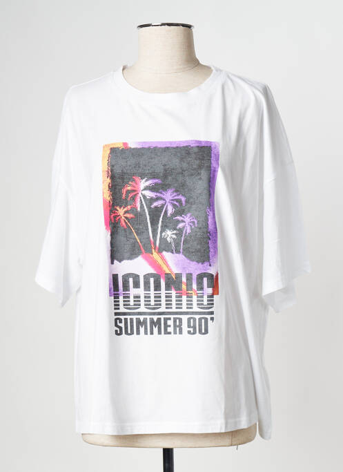 T-shirt blanc SUNCOO pour femme