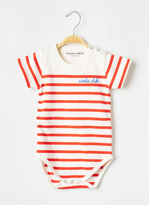 Body lingerie rouge MAISON LABICHE pour fille