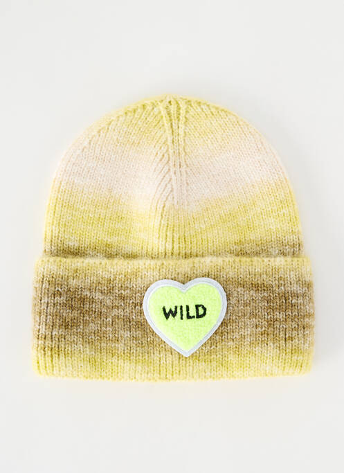 Bonnet jaune WILD femme