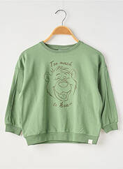 Sweat-shirt vert NAME IT pour garçon seconde vue