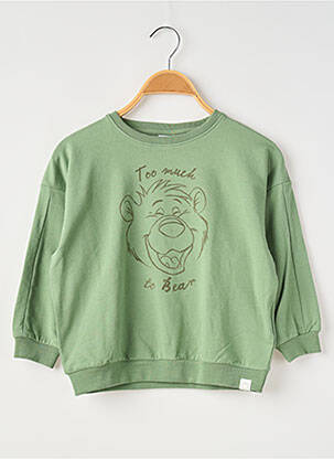 Sweat-shirt vert NAME IT pour garçon