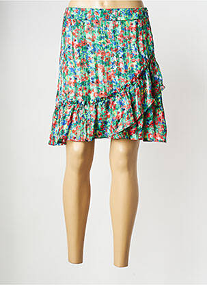 Mini-jupe vert GRACE & MILA femme