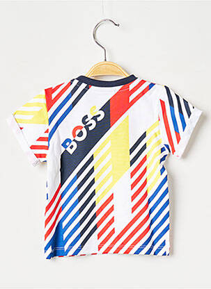 T-shirt col rond blanc HUGO BOSS garçon