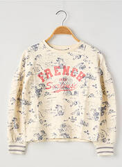 Sweat-shirt blanc IKKS JUNIOR pour fille seconde vue