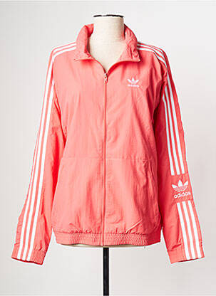 Veste casual col col montant orange ADIDAS homme