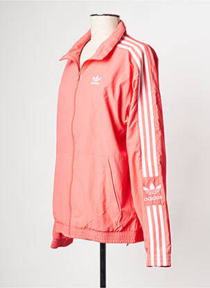 Veste casual col col montant orange ADIDAS homme