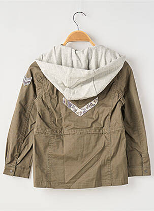 Manteau court col rond vert IKKS JUNIOR fille