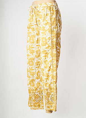 Pantalon droit jaune STELLA FOREST femme