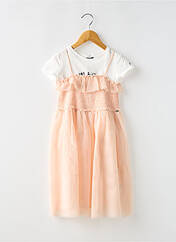 Robe courte rose IKKS JUNIOR pour fille seconde vue