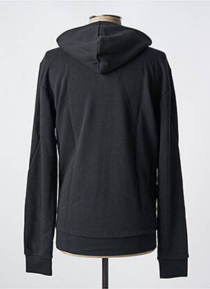 Sweat-shirt à capuche col rond noir ADIDAS homme