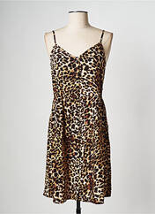 Robe courte marron PIECES pour femme seconde vue