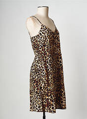 Robe courte marron PIECES pour femme seconde vue