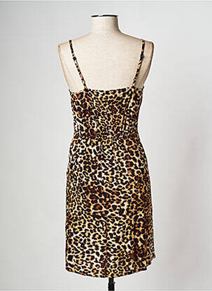 Robe courte marron PIECES femme
