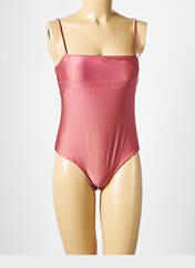 Maillot de bain 1 pièce rouge PIECES pour femme seconde vue