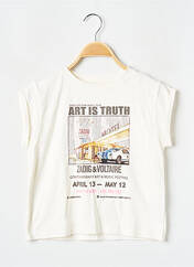 T-shirt beige ZADIG & VOLTAIRE pour fille seconde vue