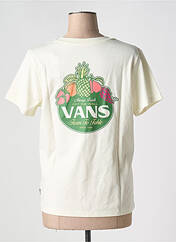 T-shirt blanc VANS pour femme seconde vue