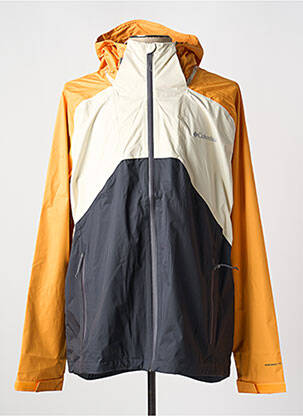Imperméable capuche beige COLUMBIA homme