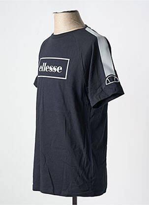 T-shirt col rond noir ELLESSE homme