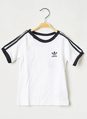 T-shirt col rond blanc ADIDAS enfant