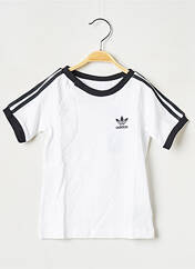 T-shirt blanc ADIDAS pour enfant seconde vue