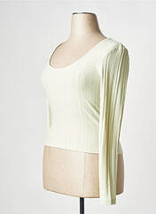 T-shirt vert NA-KD pour femme seconde vue