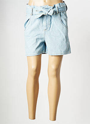 Short bleu LA PETITE FRANCAISE pour femme