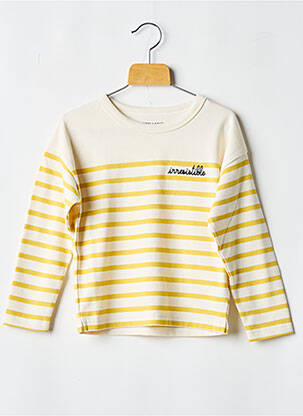 T-shirt col rond jaune MAISON LABICHE garçon