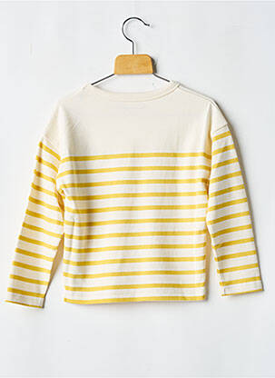 T-shirt col rond jaune MAISON LABICHE garçon