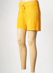 Short jaune ICHI pour femme seconde vue