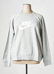Sweat-shirt gris NIKE pour femme seconde vue