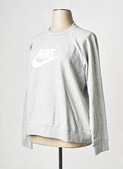 Sweat-shirt gris NIKE pour femme seconde vue