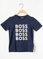 T-shirt bleu HUGO BOSS pour garçon seconde vue