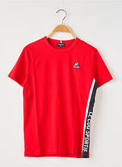 T-shirt rouge LE COQ SPORTIF pour garçon seconde vue