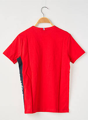T-shirt col rond rouge LE COQ SPORTIF garçon