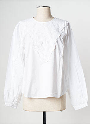 Top col rond blanc MSCH COPENHAGEN femme
