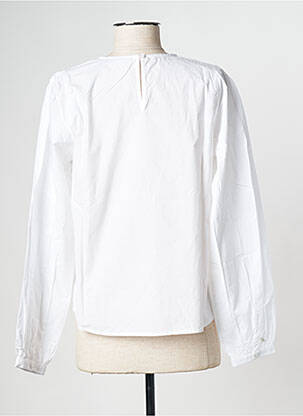 Top col rond blanc MSCH COPENHAGEN femme