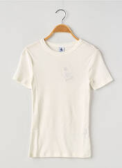 T-shirt blanc PETIT BATEAU pour femme seconde vue