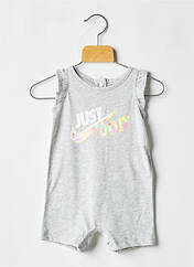 Combishort gris NIKE pour fille seconde vue