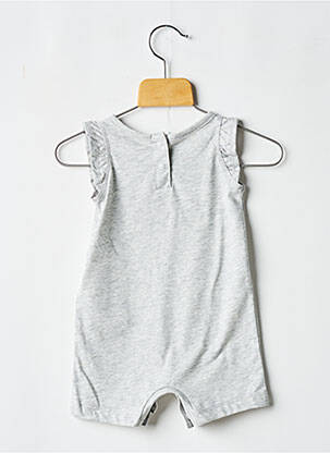 Combishort col rond gris NIKE fille