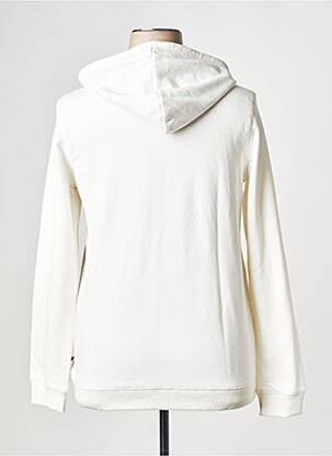 Sweat-shirt à capuche col rond blanc ROXY femme