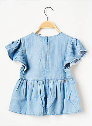 Top col rond bleu IKKS JUNIOR fille