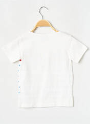 T-shirt blanc PETIT BATEAU pour garçon seconde vue
