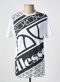 T-shirt col rond blanc ELLESSE homme