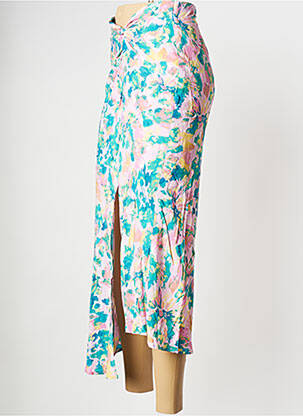 Jupe mi-longue rose SUNCOO femme
