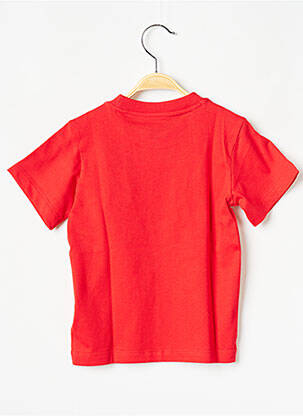 T-shirt col rond rouge ADIDAS enfant