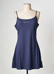 Robe courte col rond bleu TOMMY HILFIGER femme