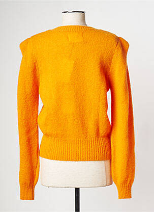 Gilet manches longues orange LEON & HARPER femme
