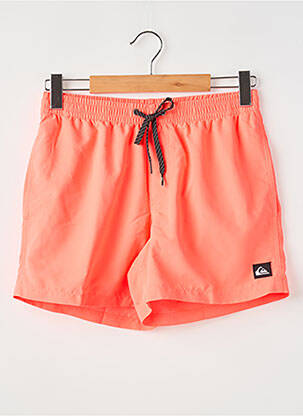Short de bain orange QUIKSILVER homme
