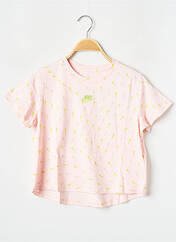 T-shirt rose NIKE pour fille seconde vue